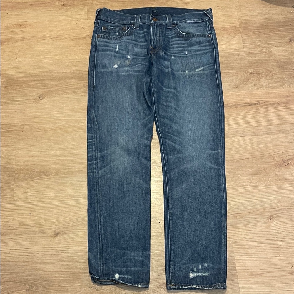 True Religion Dark Blue Straight Men's Jeans